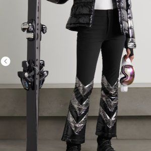 NWT PERFECT MOMENT Fly High metallic high-rise flared ski pants- SMALL